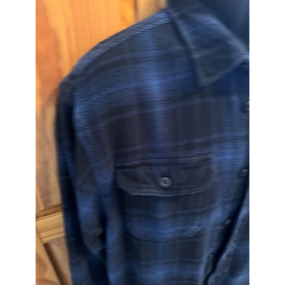 Orvis Heavy Flannel Jacket/Shacket Men's Sz XL 100% Cotton Blue & Black Plaid - Picture 14 of 15